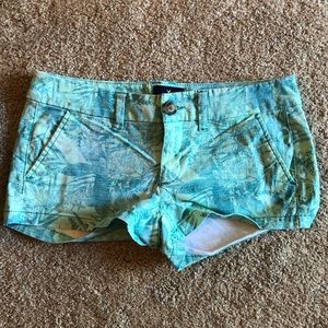 American Eagle Tropical Blue Shorts